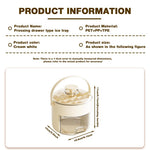 HASTHIP Ice Making Mold for Parties with 40 Grid Double Layer Design and Easy Press Lid