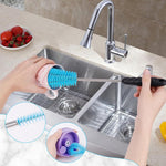HASTHIP Bottle Cleaning Brushes Set for Cups and Straws with Curved Bristles | 3Pcs BPA Free