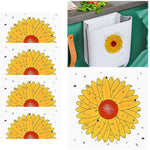HASTHIP Sticky Insect Fly Trap for Windows featuring Self-Adhesive 20 Sheets 3.94x3.94 in | Sunflower Design
