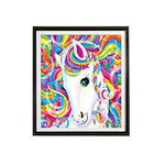 HASTHIP DIY 5D Diamond Painting by Number Kits Full Drill Crystal Embroidery Household Wall Decoration Art Crafts-Unicorn