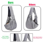 HASTHIP® Bolsa Transportadora para Perros y Gatos Pequeños, Mochila Plegable de Viaje con Correa Ajustable, Transpirable, Portátil y Duradera para Mascotas de hasta 6kg