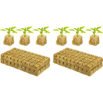 HASTHIP Seed Starter Rockwool Cubes for Hydroponics and Seed Germination 200 pcs 0.98 in Cuttable Pad