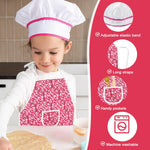 HASTHIP Kids Baking Set for Pretend Play with 7Pcs Tools and Waterproof Apron | Gift for Girls