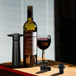 HASTHIP® Wine Vacuum Pump with 4 Stoppers, Wine Preservation Pump Wine Vacuum Pump, Wine Saver, Universal Wine Vacuum Saver Sealer, Wine Supplies
