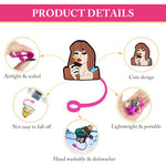 HASTHIP Stanley Straw Cover for 30 and 40 Oz Cups with 10 mm Fit and Food Grade Silicone | Cute Gift for Fans