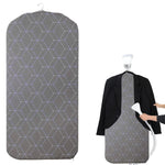 HASTHIP® Foldable Ironing Board with 360 ° Swivel Hanger Hook,44.8x89cm Travel Folding Ironing Board,Lightweight Portable Table with Padded Surface & Zipper Retro Printed Cover