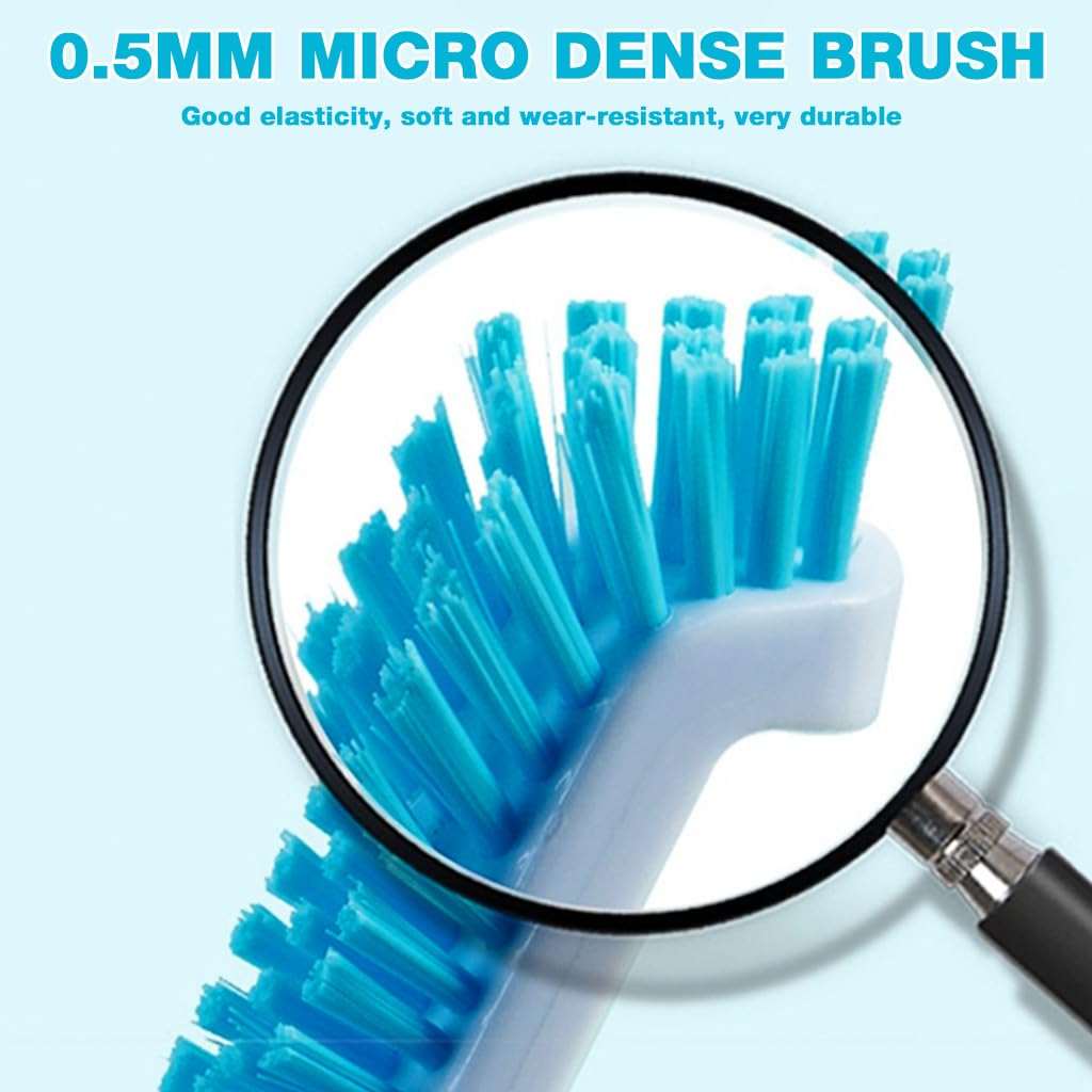 HASTHIP Fish Tank Cleaning Brush for Aquarium and Containers featuring 11.2–13.7 in Telescopic Handle and 90 Degree Curved Tip
