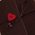 HASTHIP Photo Album for DIY Scrapbooking with 30 Sheets 7.5 x 6.9 in Felt Cover | Handmade Gift Book