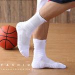 HASTHIP® Professional Sport Socks Basketball Socks Over the Anklet Socks Crew Socks Breathable Athletic Sports Socks