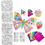 HASTHIP® 48 Sheets Foil Art Kit for Kids