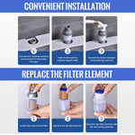HASTHIP Washing Machine Inline Water Filter for Hard Water and Chlorine Removal | 2PCS