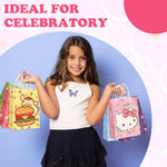 HASTHIP Paper Gift Bags for Parties and Return Gifts featuring 24 Sanrio Prints | Eco Paper