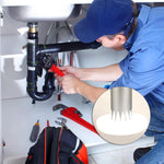 HASTHIP Pipe Cover Decoration for Plumbing and Radiator Pipes 14–45mm with Snap On Design | White PP Plastic Finish