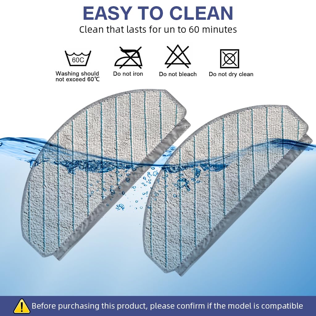 HASTHIP Replenishment Kit for Ecovacs Deebot N20 Pro with 6 Pieces | 2 Side Brushes and Filters