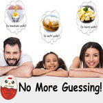 HASTHIP Egg Timer for Boiling Eggs with Color Changing Heat Resistant Design | Soft Medium Hard Doneness Indicator