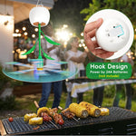 HASTHIP Electric Fly Repellent Fan for Dining Table with Twin Soft Blades 10.2 in | Battery Operated