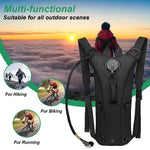 HASTHIP® Hydration Pack Backpack with 3L Bladder, Tactical Water Bag for Hiking, Biking, Running, Walking