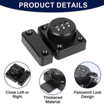 HASTHIP Password Door Lock for Interior & Exterior Doors with 3-Digit Keyless Latch | Heavy Duty Zinc Alloy