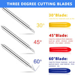 HASTHIP Fine Point Blades for Cricut Maker and Explore Air with 30 pcs Set | Carbide Tips