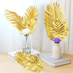 HASTHIP Golden Monstera Leaves for Home and Wall Decor featuring 12pcs 11.8 in Stems | DIY Crafts