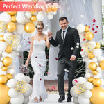 HASTHIP Balloon Arch Stand for Wedding and Party Decor featuring 8.2ft and 5ft Flexible Frames