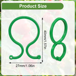 HASTHIP Plant Support Clips 100pcs for Tomatoes and Beans featuring Figure 8 Connectable Loops
