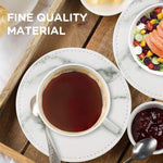HASTHIP Leather Coasters for Drinks with Holder featuring Non Slip Cork Base | 6Pcs 3.9 in Marble Design