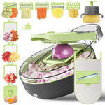 HASTHIP Vegetable Chopper for Kitchen Meal Prep with Double Layer Drain Basket & Egg Separator