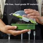 HASTHIP Avocado Saver for Fridge and Travel with Airtight Clear Snap Lid | BPA-Free Storage Box