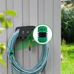 HASTHIP 2Pcs Garden Hose Pipe Connector for Gardening with 1/2 in Quick Fit ABS Adapter Set | Leakproof Watering Accessory