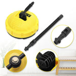 HASTHIP Pressure Washer Floor Brush for Kärcher K1 K7 with 360° Rotating Head & Dual Water Nozzles