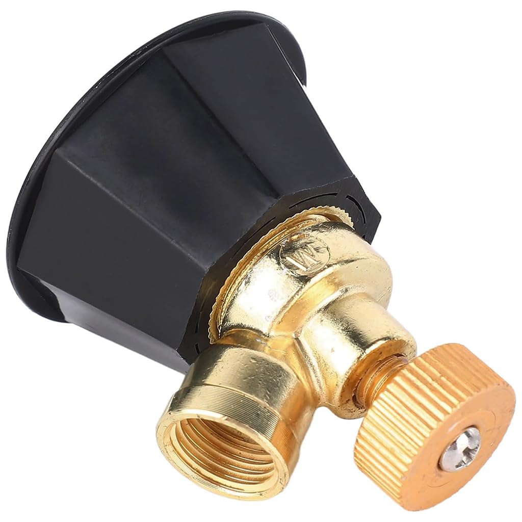 HASTHIP Brass Sprayer Nozzle for Garden and Agriculture with 2 Spray Modes featuring Windproof Cap
