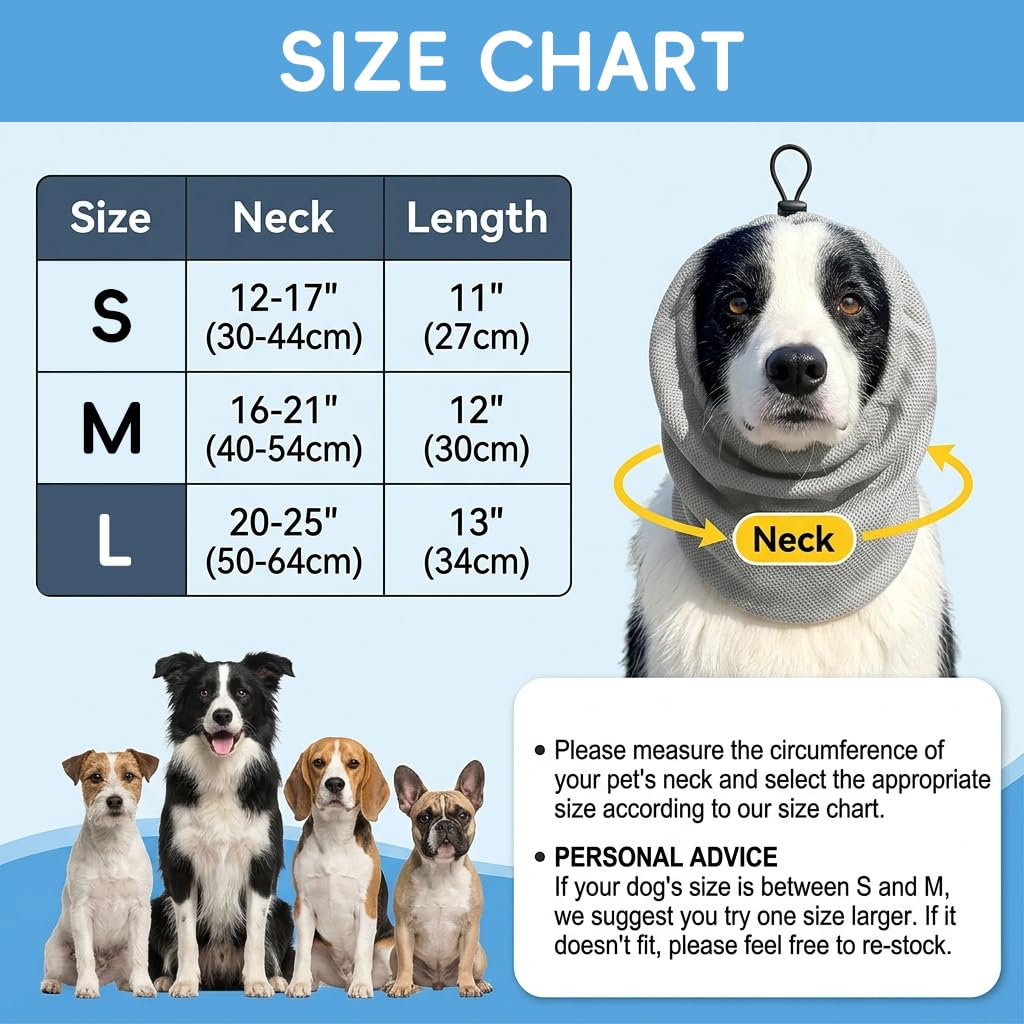 HASTHIP Dog Cooling Bandana Adjustable Cooling Neck Wrap L