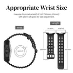 Compatible with Samsung Galaxy Watch 7 Ultra Band 47mm, Silicone Sport Strap Marine Bands for Galaxy Watch Ultra 2024 Men Women