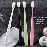 HASTHIP® Extra Soft Toothbrush for Sensitive Teeth & Gums, Ultra Fine 15000 Micro Bristles