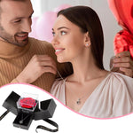 HASTHIP Rose Flower Necklace Gift Set for Valentine’s Day and Mother’s Day | 2PCS Preserved Eternal Rose