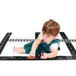 HASTHIP Caution Line Washi Tape Set for DIY Crafts with 16 Rolls and 8 Unique Designs