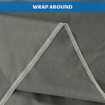 HASTHIP Furniture Dust Cover for Bed featuring 2.4×2 m polyester fabric in dark grey | protects sofas and tables