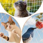 HASTHIP Pigeon Net for Balconies 32x10 ft with 25mm Holes featuring Knotted Nylon Mesh | Trim to Fit
