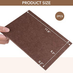 HASTHIP Furniture Pads for Floor Protection with 5mm Thick Cuttable Felt 21x30cm | Noise Reduction