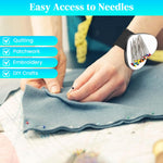 HASTHIP Magnetic Wrist Sewing Pincushion for DIY Crafts with Heart Shape and Silicone Band | Ideal for Crafters