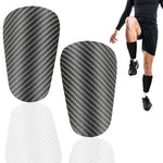 HASTHIP® Mini Espinilleras de Fútbol para Niños,Protector Ligero y Transpirable,Diseño de Fibra Carbono Acolchado EVA Ajuste Personalizado para Entrenamiento Partidos y Deportes