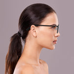 HASTHIP Specs Holder Glasses Ear Cushion for Eyewear featuring Non Slip Elastic Knit Fabric | 2 Pairs Black Soft Temple Sleeves