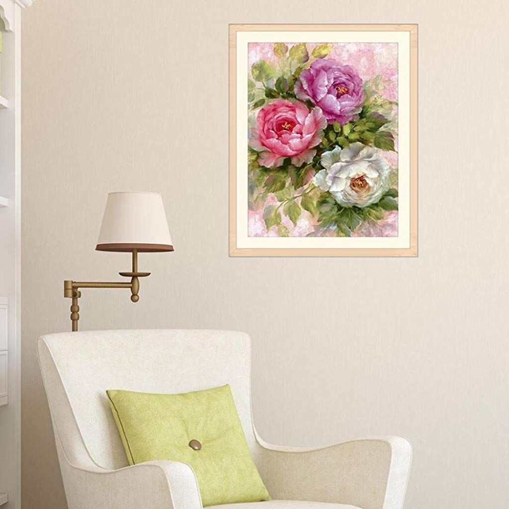 HASTHIP® 5D Diamond Painting Kit Combo, Full Drill Rhinestone Embroidery, Van Gogh Starry Night, DIY Art Craft for Home Wall Decor, Journaling, Scrapbooking, Planners, 30x40cm + 11.8x15.8in