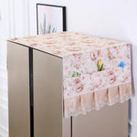 HASTHIP Fridge Cover for Kitchen Use with Pockets and Floral Print | Universal Fit 70x170cm