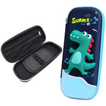 HASTHIP Pencil Case for Students with 3D Pinchable Dinosaur Design and 24×11×4.5 cm Capacity | EVA Stationery Bag