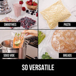 HASTHIP Food Vacuum Roll for Storage and Sous Vide 20cm×15m with Double Side Texture | BPA Free PE&PA Material