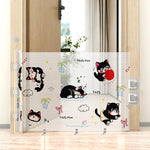 HASTHIP® Barrera de Seguridad Retráctil para Bebés y Mascotas,Puertas y Escaleras,Protector Enrollable Ajustable para Interior Exterior