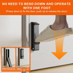 HASTHIP Door Stopper for Home with Spring Loaded Step On Mechanism featuring Stainless Steel and Rubber Build | Hands Free Holder for Office or Hotel