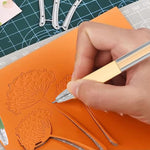 HASTHIP Precision Craft Cutter Pens with Refillable Tungsten Steel Head 6 Pack for DIY Scrapbooking